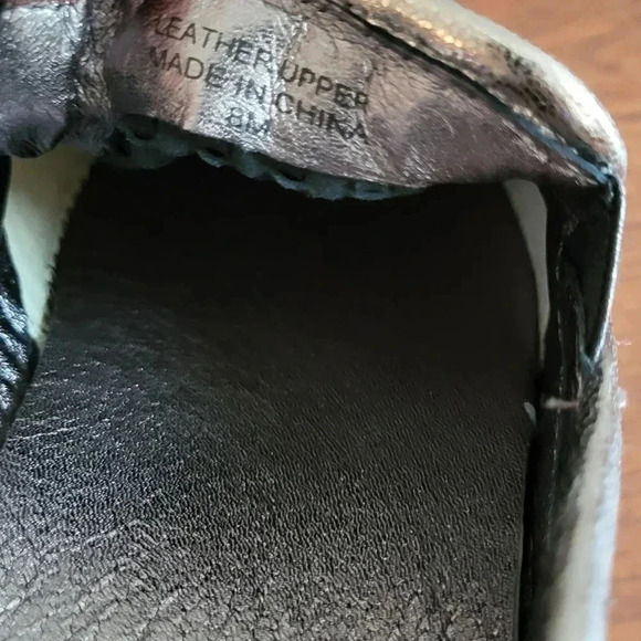 J Slides Woven Metallic Leather Upper Casual Minimalist Slip-On Sneakers(8) - Picture 8 of 10